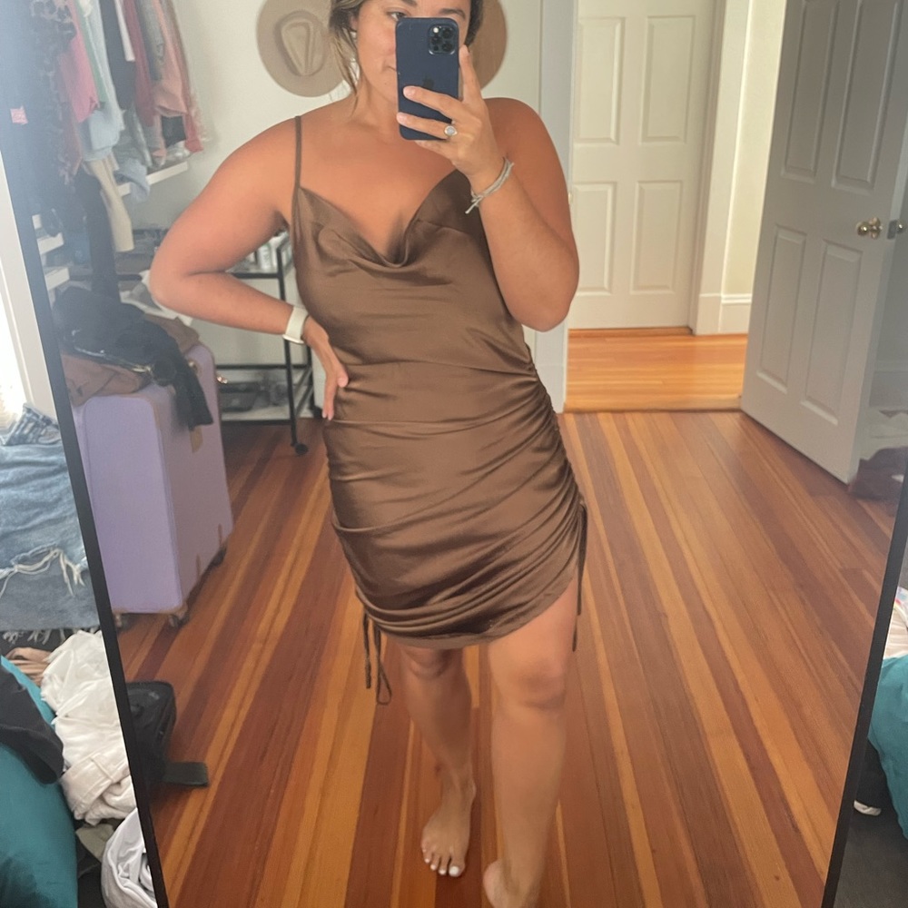 Nasty Gal Silk Dress - Never worn
